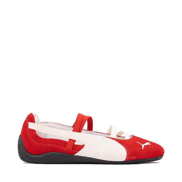 Womens PUMA Speedcat Ballet Shoe - Red / PUMA White