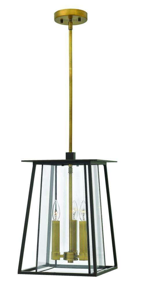 Buckeye Bronze LED Hanging Lantern from the Walker Collection