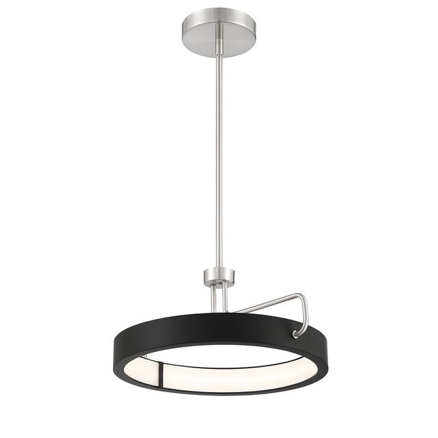 Satin Nickel LED Pendant from the Pemberton Collection