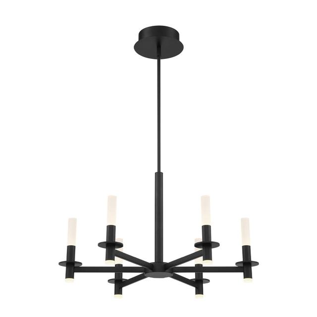 Matte Black LED Chandelier from the Torna Collection