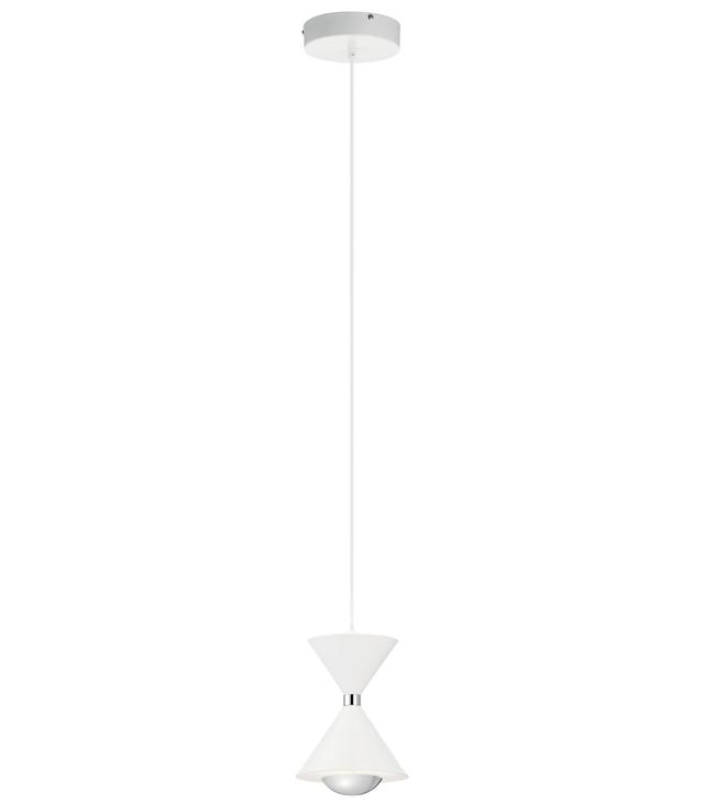 Kordan 6" Pendant Light in Matte White