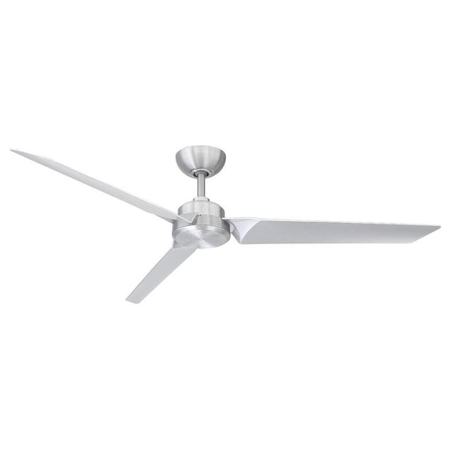 Modern Forms Roboto 62" Indoor/Outdoor Ceiling Fan in Brushed Aluminum