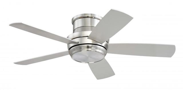 Craftmade 44" Tempo Flush Mount Ceiling Fan in Brushed Polished Nickel