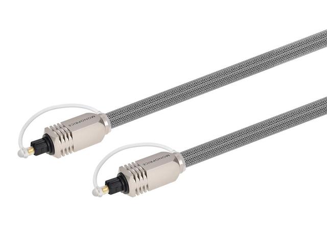 Monoprice Premium S/PDIF (Toslink) Digital Optical Audio Cable, 100ft