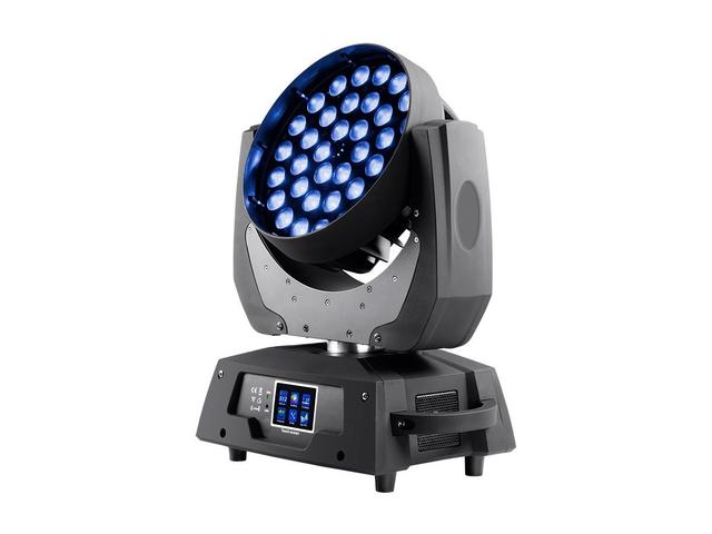 Stage Right by Monoprice Stage Wash 360W LED DMX Moving Head RGBW Stage Light with Zoom