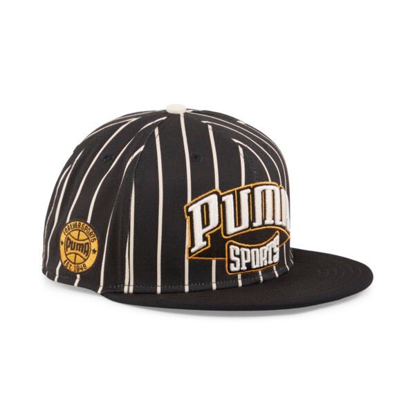PUMA Hometown Heroes Flat Brim Cap in Black/Archive Green
