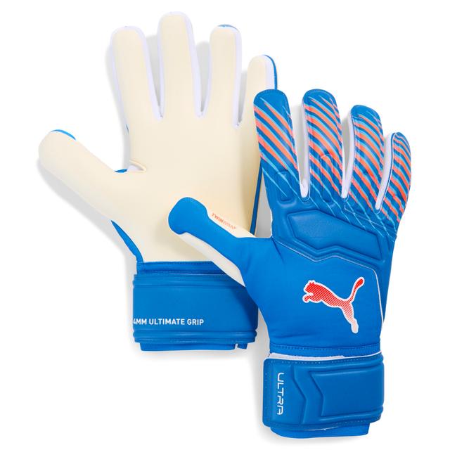 PUMA Ultra Pro Soccer Goalkeeper Gloves in Blue, Size 10