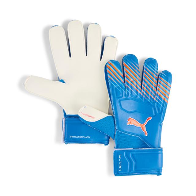 PUMA Ultra Play Soccer Goalkeeper Gloves in Blue, Size 8