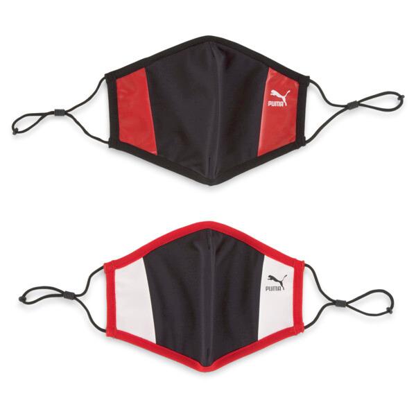 PUMA Face Mask (Set of 2) in Black/As