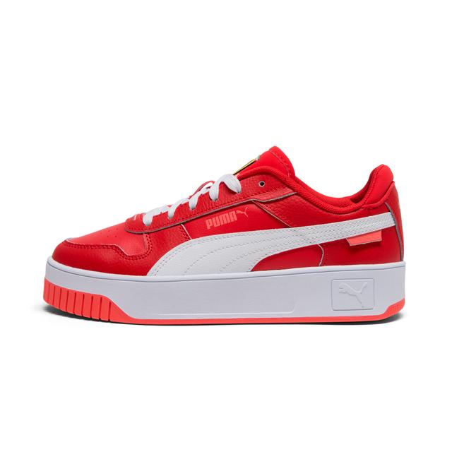 PUMA Scuderia Ferrari Carina Street Women's Sneakers in Red, Size 7