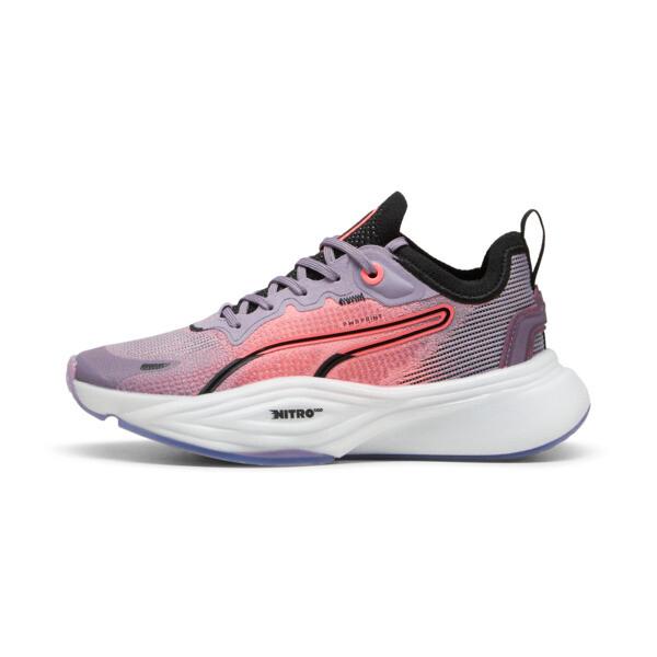 PUMA PWR NITRO™ SQD 2 Training Shoes, Women's, Pale Plum/Sunset Glow White