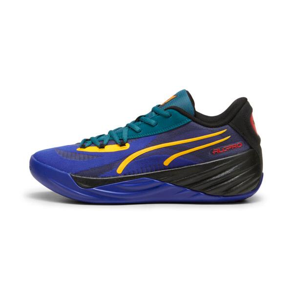 PUMA All-Pro NITRO™ Crowd Craze Basketball Shoes, Men's, Lapis Lazuli/Cold Green Black