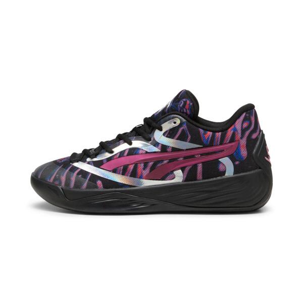 PUMA STEWIE x CHERRY ON TOP Stewie 2 Basketball Shoes, Women's, Black/Mauved Out Magenta Gleam