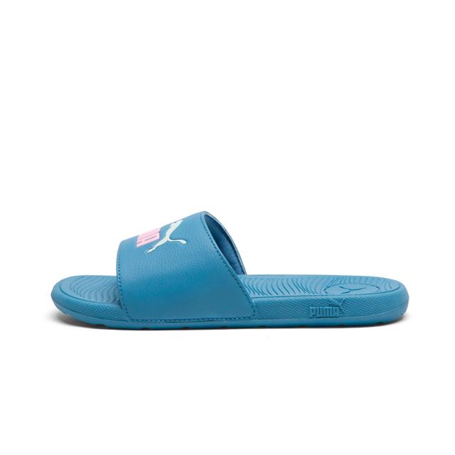 PUMA Cool Cat 2.0 Big Kids' Slides in Blue, Size 6