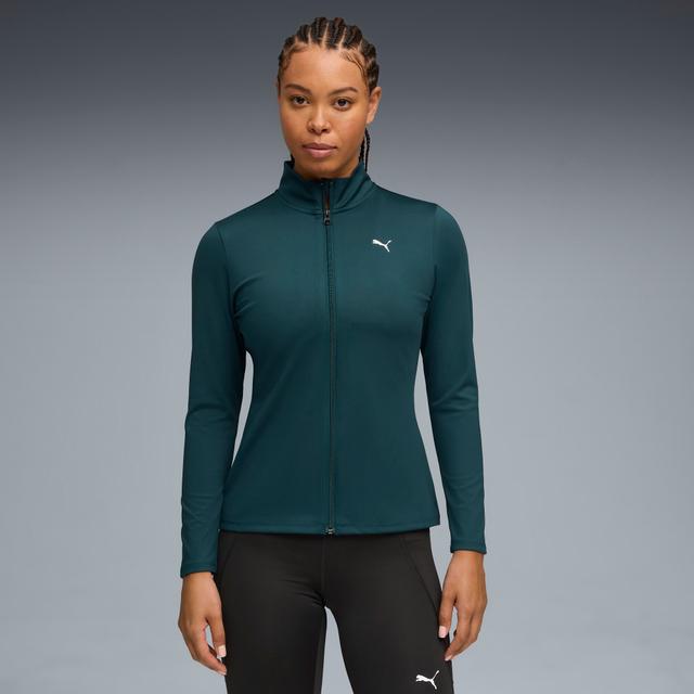 PUMA Strong Full Zip Women in Green, Size S