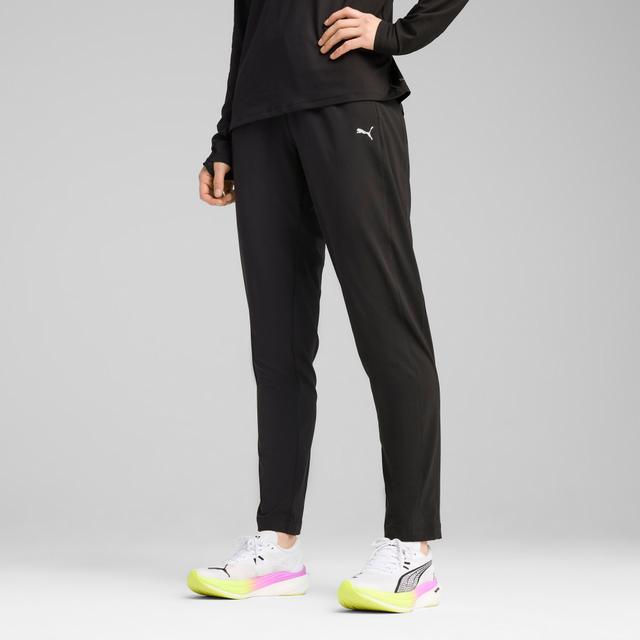 PUMA Run Velocity Women's Tapered Running Pants in Black, Size M