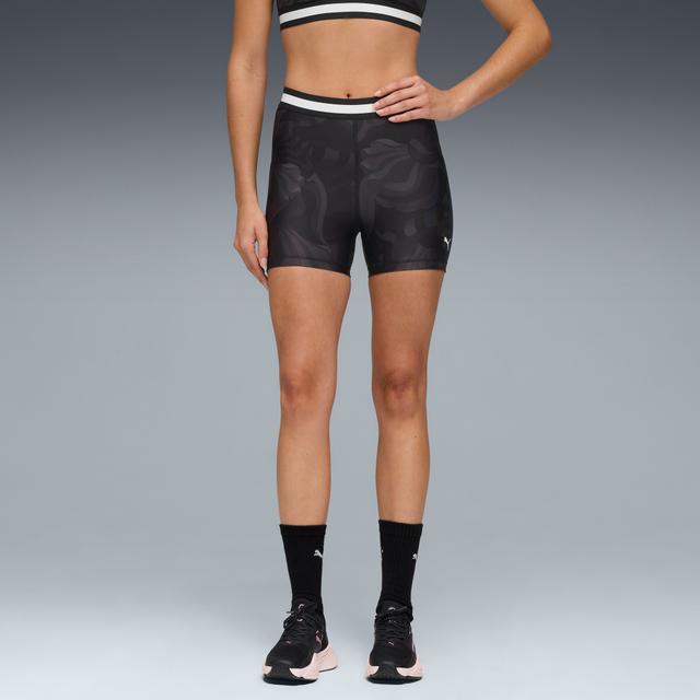 PUMA Strong Women's High-Waist 4" Training Tights in Black, Size S