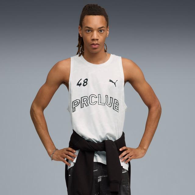 PUMA Run Club Men's Running Tank Top in White, Size L