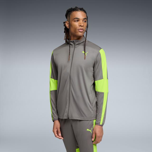 PUMA TRAIN FAVORITE Men's Zip-Up Training Jacket in Grey, Size XL
