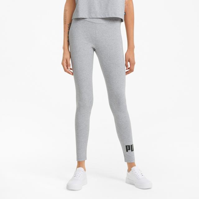 PUMA Essentials Logo Women's Leggings in Grey, Size XS