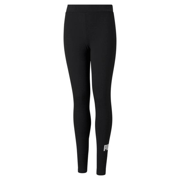 PUMA Essential Logo Kids' Leggings in Black, Size 5