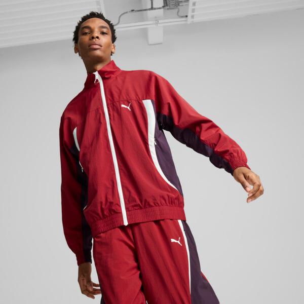 PUMA CELLERATOR Men's Track Jacket in Intense Red