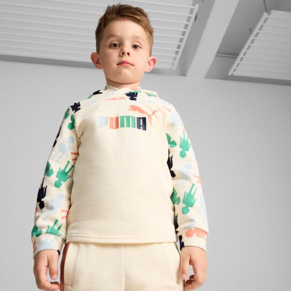 PUMA x PLAYMOBILÂ® Little Kids' Hoodie in Natural