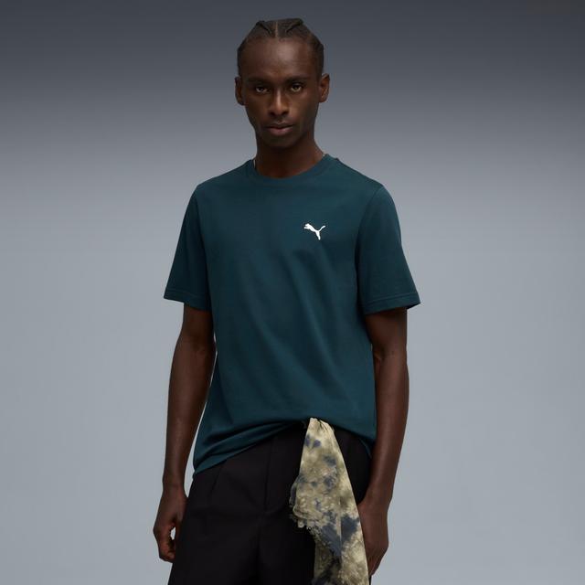 PUMA Wardrobe Essentials Men's T-Shirt in Green, Size XS