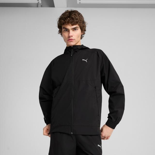 PUMATECH Men's Relaxed Track Jacket in Black, Size XL