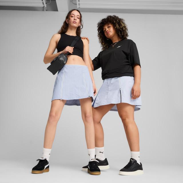 PUMA DARE TO Women's Zip-Off Woven Skirt in Blue, Size XL