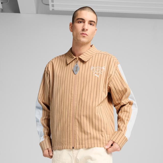 PUMA Porsche Legacy Lifestyle Men's Jacket in Brown, Size XXL