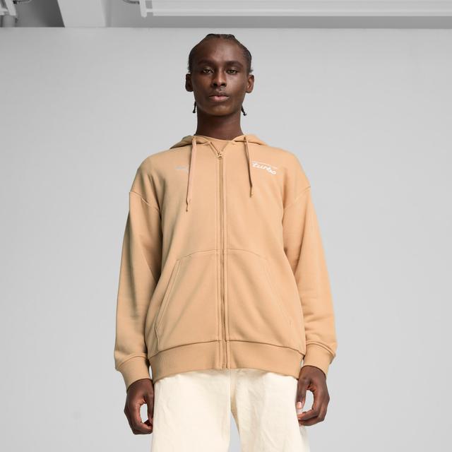 PUMA Porsche Legacy Men's Sweat Jacket in Brown, Size M