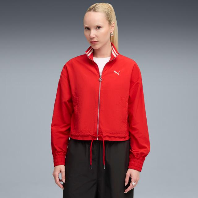 PUMA Premium Essentials Women's Short Jacket in Red, Size XS