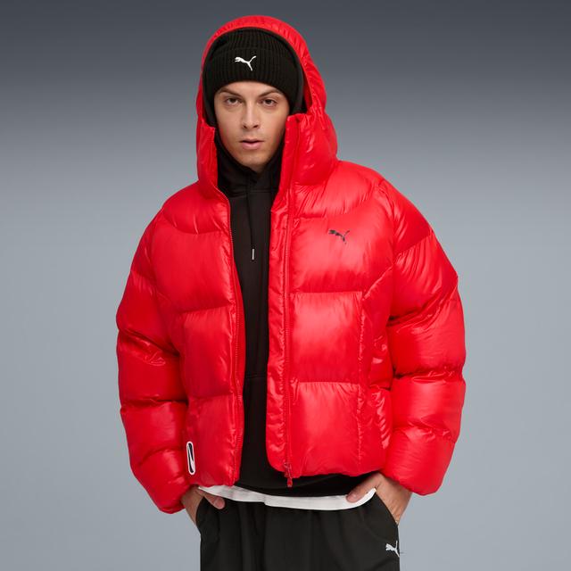 PUMATECH-X Men's Oversized PrimaLoftÂ® Puffer Jacket in Red, Size S