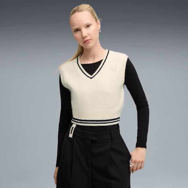 PUMA Premium Essentials Women's Vest in White, Size M