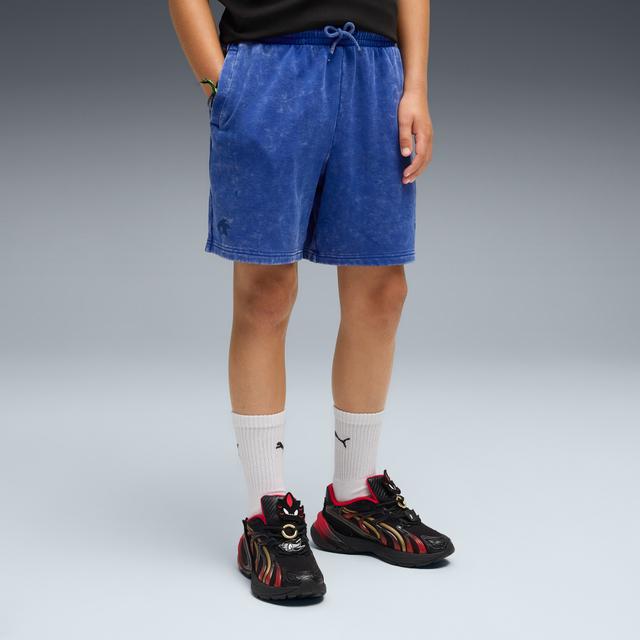 PUMA x SONIC THE HEDGEHOG Big Kids' Relaxed Shorts in Blue, Size XL