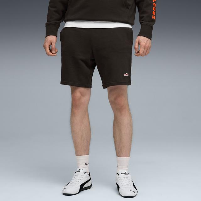 PUMA Wardrobe Essentials Suede Men's Shorts in Black, Size L