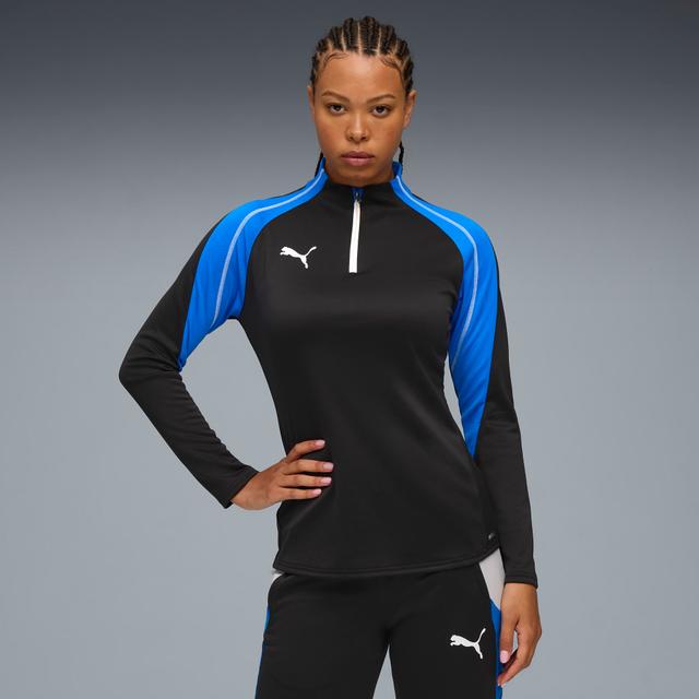 PUMA IndividualBLAZE Women's Quarter-Zip Soccer Top Shoes in Black, Size S