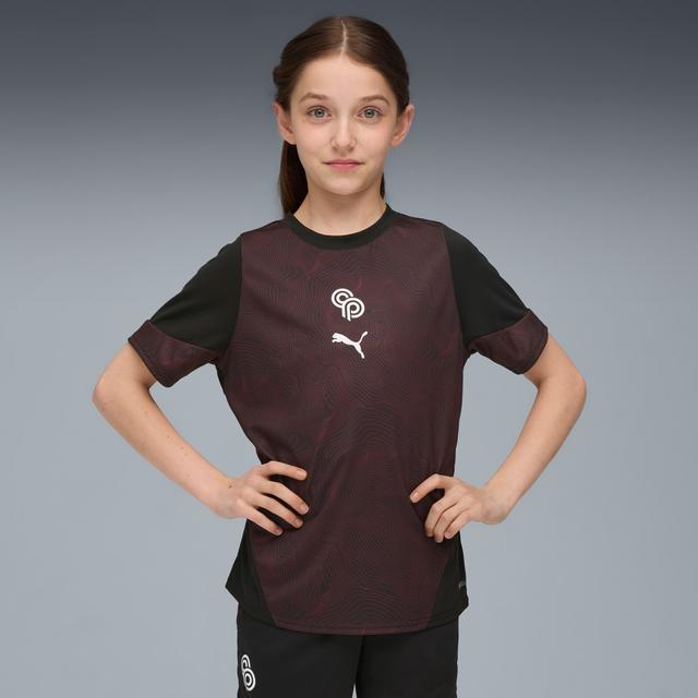 PUMA Christian Pulisic Never Stop Big Kids' Soccer Jersey in Black, Size L