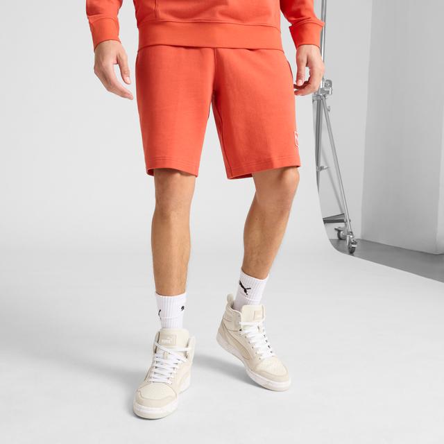 PUMA Essentials Elevated Men's 9" Shorts in Red, Size XL