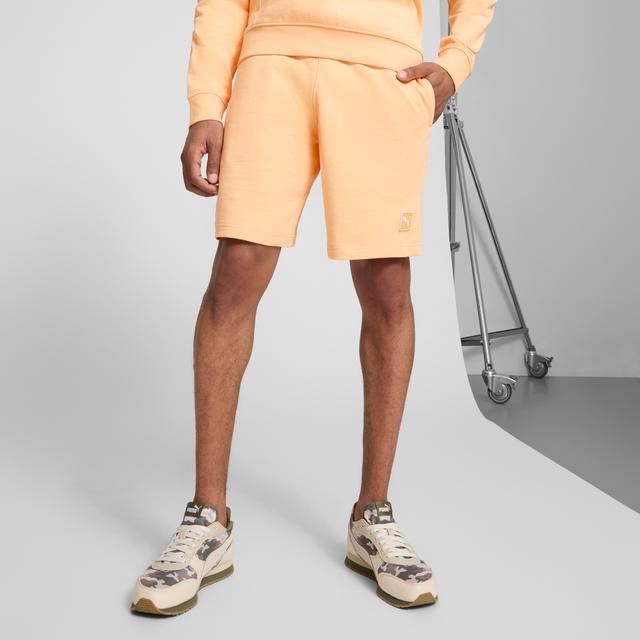 PUMA Essentials Elevated Men's 9" Shorts in Orange, Size L