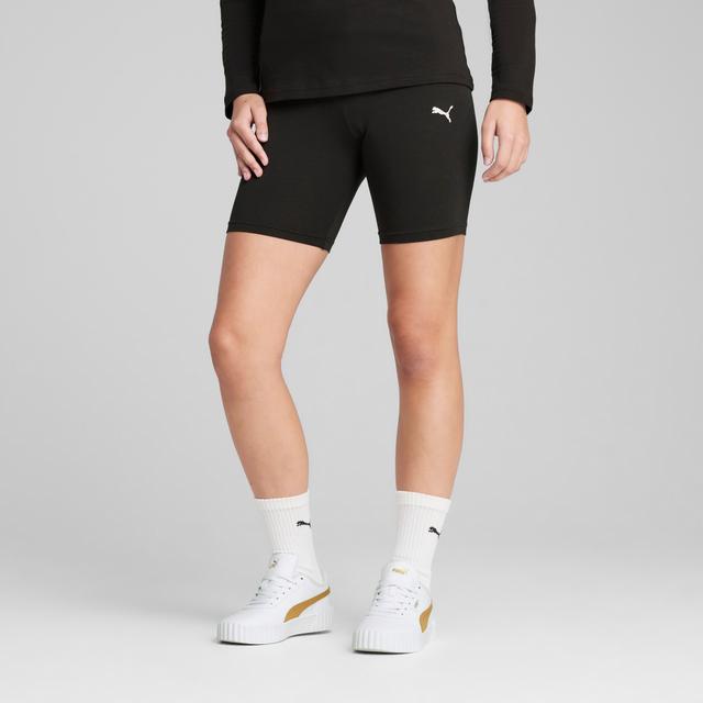 PUMA Essentials Women's 7" Short Tights in Black, Size XL