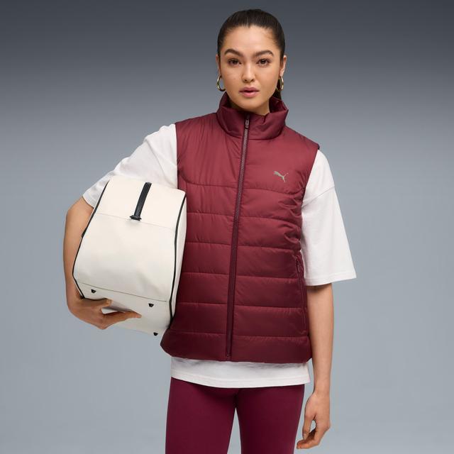 PUMA ESS Padded Vest Women in Red, Size L