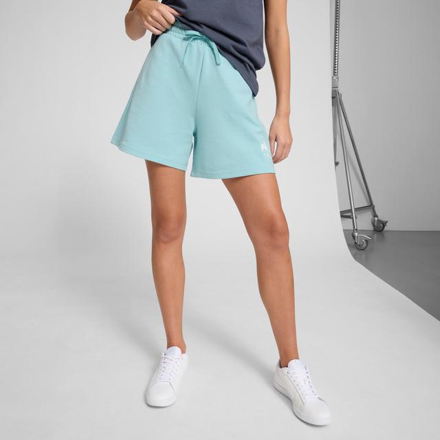 PUMA Palm Resort Women's 5" Shorts in Blue, Size S