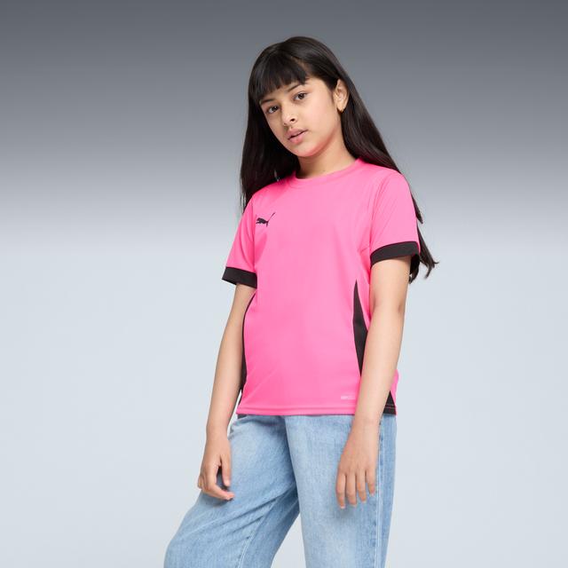 PUMA teamGOAL Big Kids' Soccer Jersey in Pink, Size L