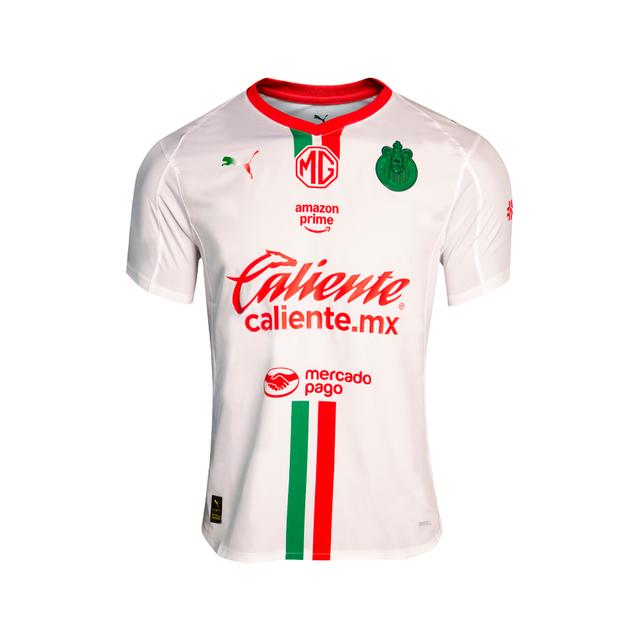 PUMA Chivas '25/'26 Away Promo Men's Soccer Jersey in White, Size S
