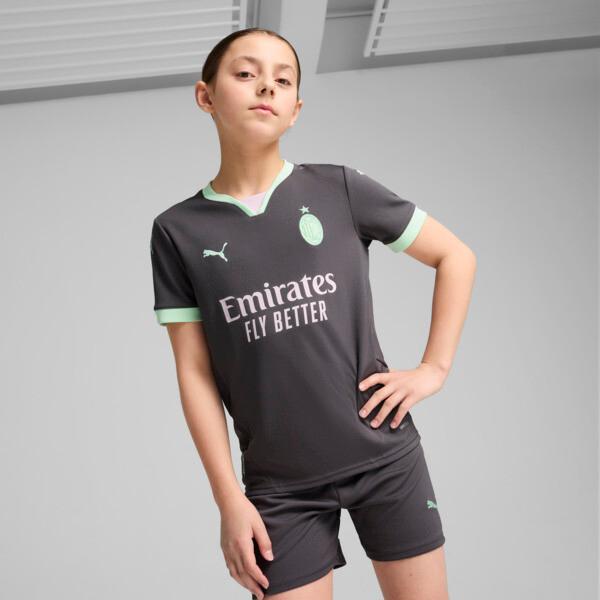 PUMA AC Milan Third Kids Soccer Jersey - Shadow Grey