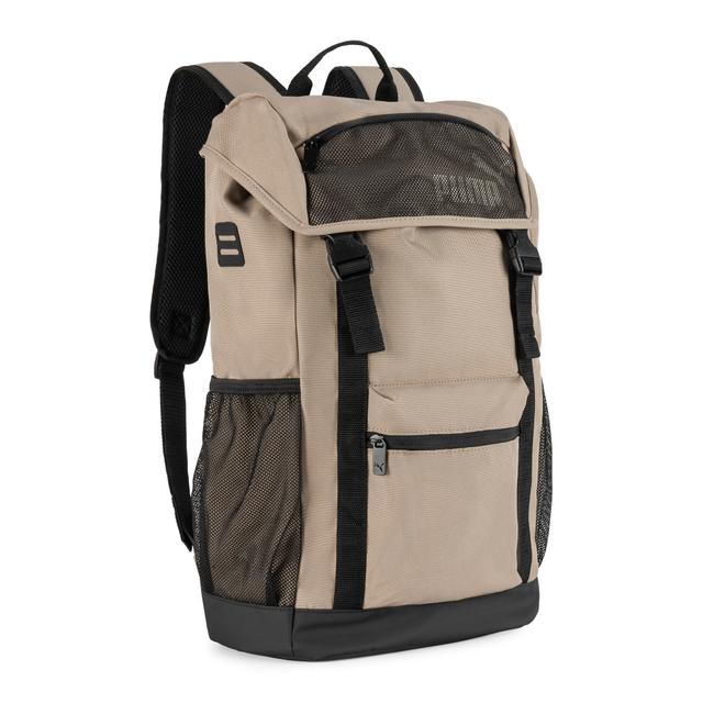 PUMA Flap Top Backpack in Beige