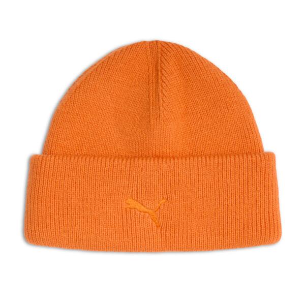 PUMA Mini Cat Watchman Beanie Hat in Dark Orange
