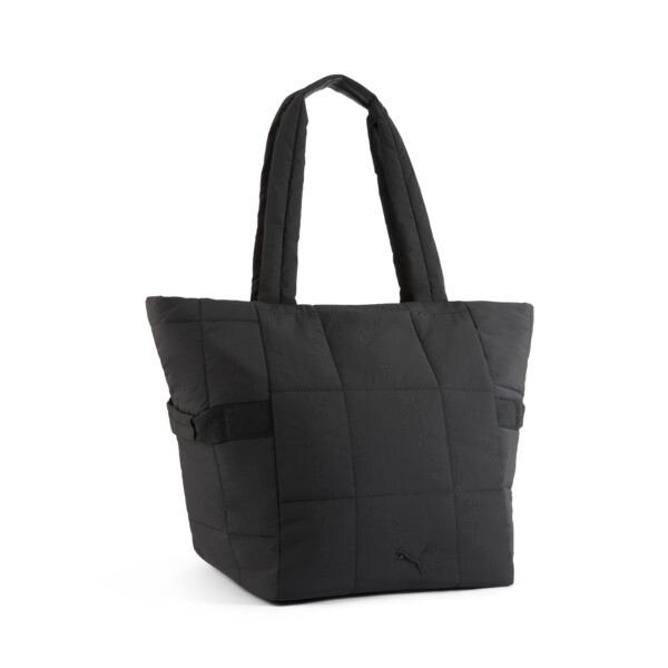 PUMA Lush Tote Bag in Black